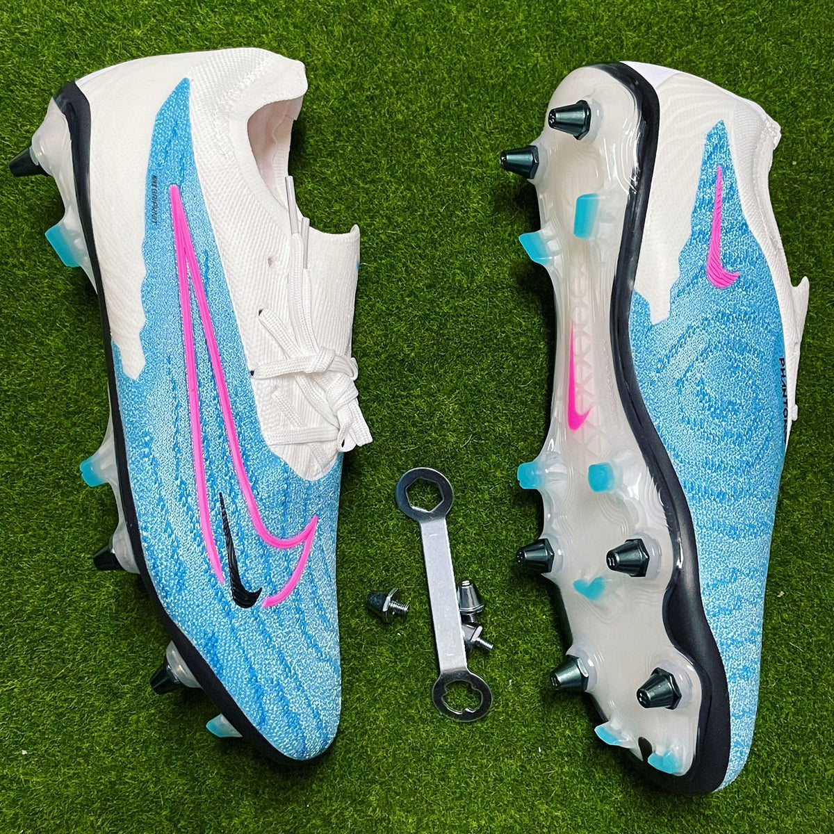 Chuteira Campo Nike Phantom azul – Vilas Store