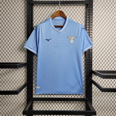 Camisa Lazio I 23/24 Mizuno - Azul - Vilas Store