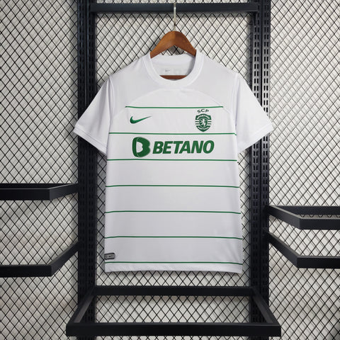 Camisa Sporting 23/24Nike - Branca e verde - Vilas Store