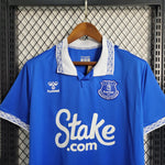 Camisa Everton I 23/24 Hummel - Azul - Vilas Store