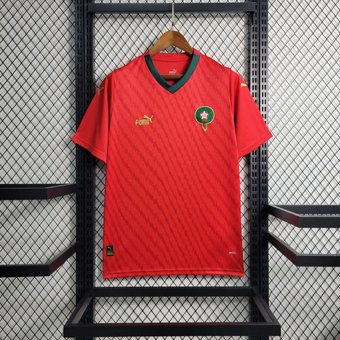Camisa Seleção Marrocos 2023 Puma - Vermelho - Vilas Store
