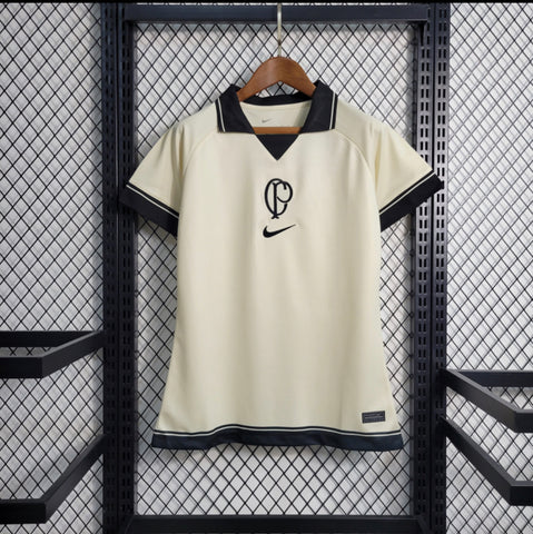 Camisa Feminina Corinthians 23/24 Nike - bege - Vilas Store
