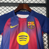 Kit Infantil Barcelona 25/26 Nike - Azul e Vermelho