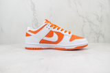 Nike Dunk Low Branco e Laranja - Vilas Store