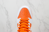 Nike Dunk Low Branco e Laranja - Vilas Store