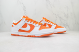 Nike Dunk Low Branco e Laranja - Vilas Store