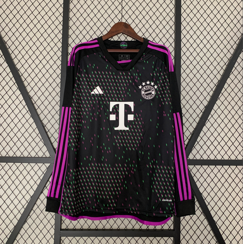 Camisa Manga Longa Bayern de Munique 23/24 - Preta - Vilas Store