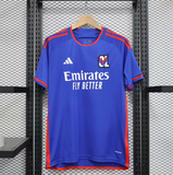 Camisa Olympique Lyon I 23/24 Adidas - Azul - Vilas Store