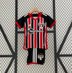 Kit Infantil São Paulo II 23/24 Adidas - Vermelho - Vilas Store