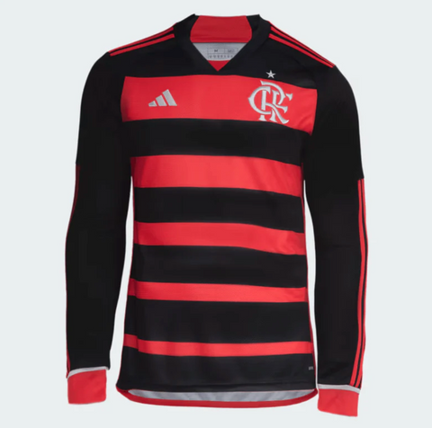 Camisa Flamengo Manga Longa 24/25 Home I - Vilas Store