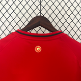 Camisa Seleção País de Gales I 2024 Adidas - Vermelho - Vilas Store