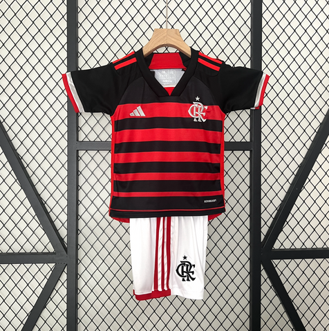 Kit Infantil Flamengo 24/25 Adidas - Vermelho - Vilas Store