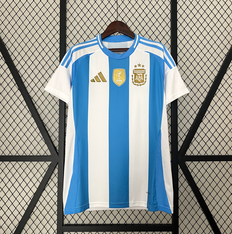 Camisa Argentina 2024 Adidas + Patch de Campeão Mundial - Vilas Store