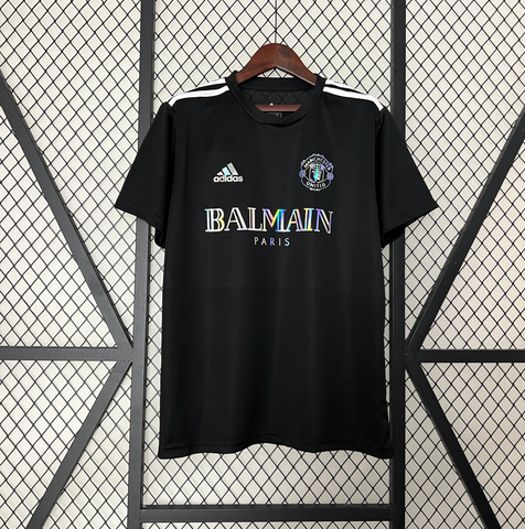 Camisa Manchester United 24/25 Adidas - Preto Balmain - Vilas Store