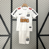 Kit Infantil Santos Retrô 11/12 Umbro - Branco