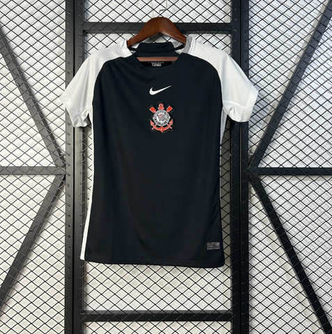 Camisa Feminina Corinthians 25/26 Nike - Preta