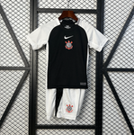 Kit Infantil Corinthians I 25/26 Nike - Preto