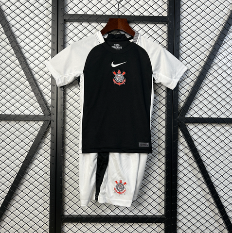 Kit Infantil Corinthians I 25/26 Nike - Preto