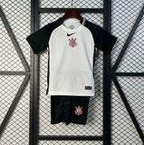 Kit Infantil Corinthians I 25/26 Nike - Branco