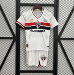 Kit Infantil São Paulo I 25/26 New Balance - Branco