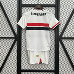 Kit Infantil São Paulo I 25/26 New Balance - Branco