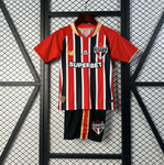 Kit Infantil São Paulo II 25/26 New Balance - Vermelha