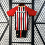 Kit Infantil São Paulo II 25/26 New Balance - Vermelha