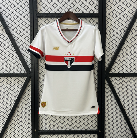 Camisa São Paulo Feminina Branco 25/26 - New Balance