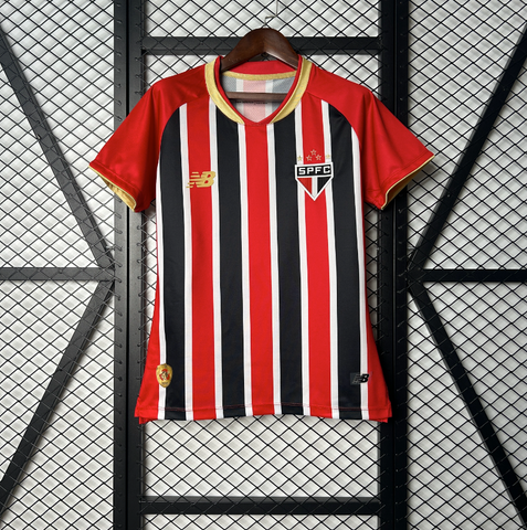 Camisa São Paulo Feminina Vermelha 25/26 - New Balance
