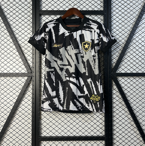 Camisa Botafogo 25/26 - Preto e Branco Feminino