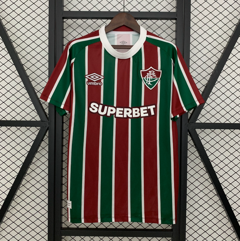 Camisa Fluminense I 25/26 Umbro - Vinho e Verde