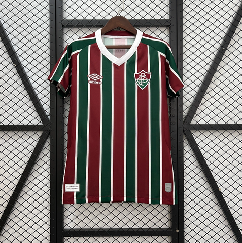 Camisa Fluminense I 25/26 Umbro - Vinho e Verde Feminino