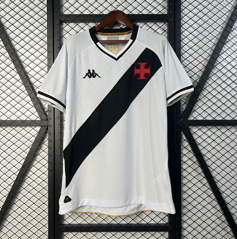 Camisa Vasco I 25/26 Kappa - Branco com listra Preta
