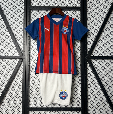 Kit Infantil Bahia 25/26 Puma - Vermelho e Azul