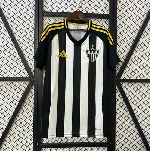 Camisa Atlético Mineiro 25/26 Adidas - Preta e Branca