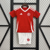 Kit Infantil Internacional 25/26 Adidas - Vermelho