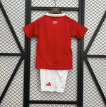 Kit Infantil Internacional 25/26 Adidas - Vermelho