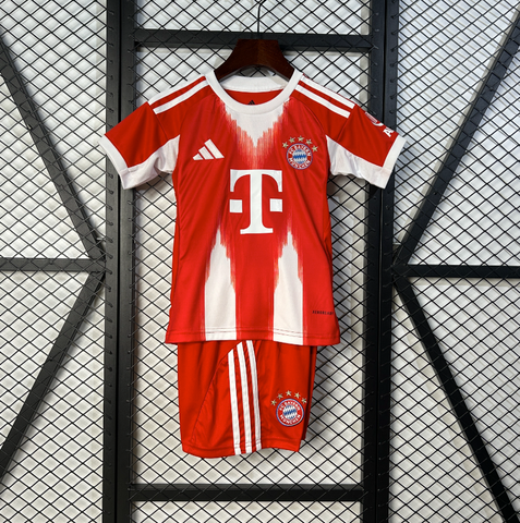 Kit Infantil Bayern de Munique 25/26 Adidas - Vermelho