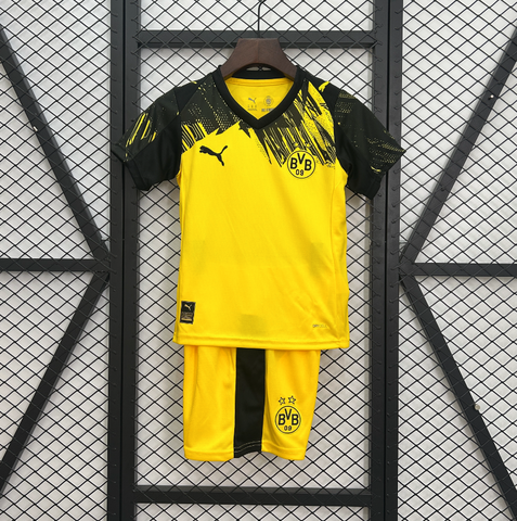 Kit Infantil Borussia Dortmund 25/26 Puma - Amarelo