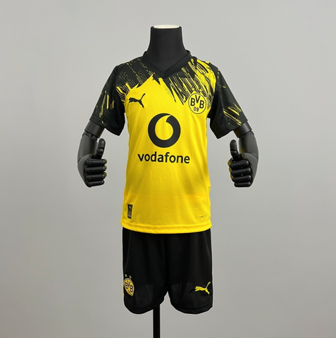 Kit Infantil Borussia Dortmund 25/26 Puma - Amarelo