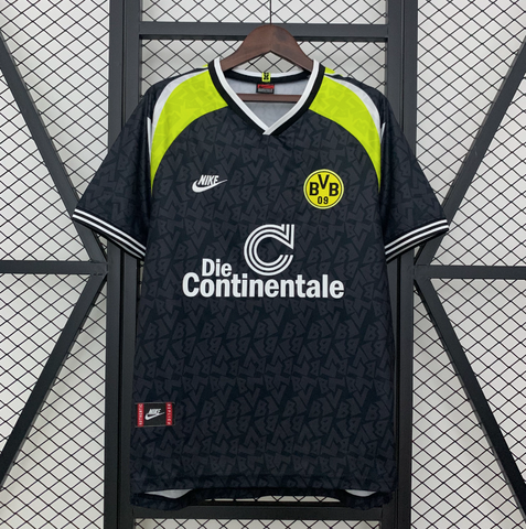 Camisa Borussia Dortmund 95/96 Puma - Preto Retro