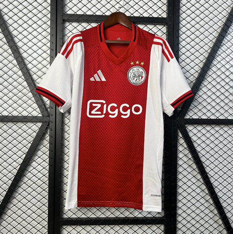 Camisa Ajax I 25/26 Adidas - Branco e Vermelho
