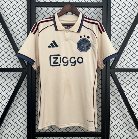 Camisa Ajax I 25/26 Adidas - Bege