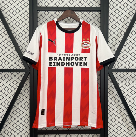 Camisa Psv I 25/26 Puma - Vermelho e Branco