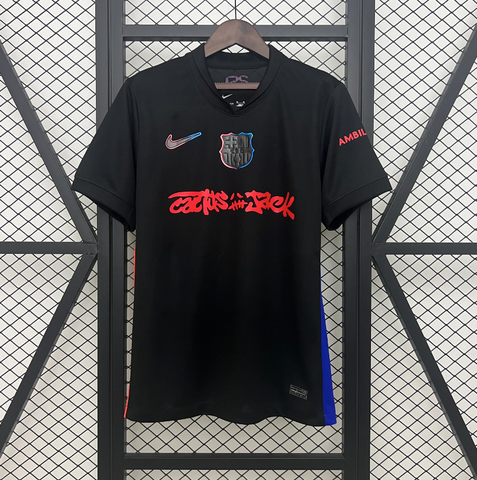Camisa Barcelona 25/26 Nike - Travis Scott preta