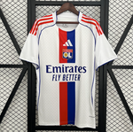 Camisa Olympique Lyon I 25/26 Adidas - Branco