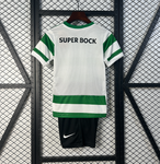 Kit Infantil Sporting 25/26 Nike - Verde e Branco