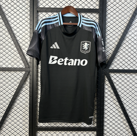 Camisa Aston Villa I 25/26 Adidas - Preto
