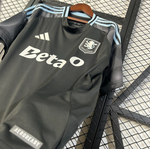 Camisa Aston Villa I 25/26 Adidas - Preto