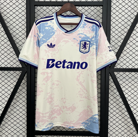 Camisa Aston Villa I 25/26 Adidas - Branca